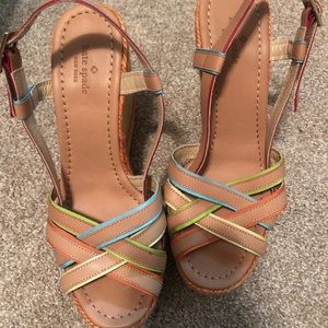 Kate Spade Wedges Brand New